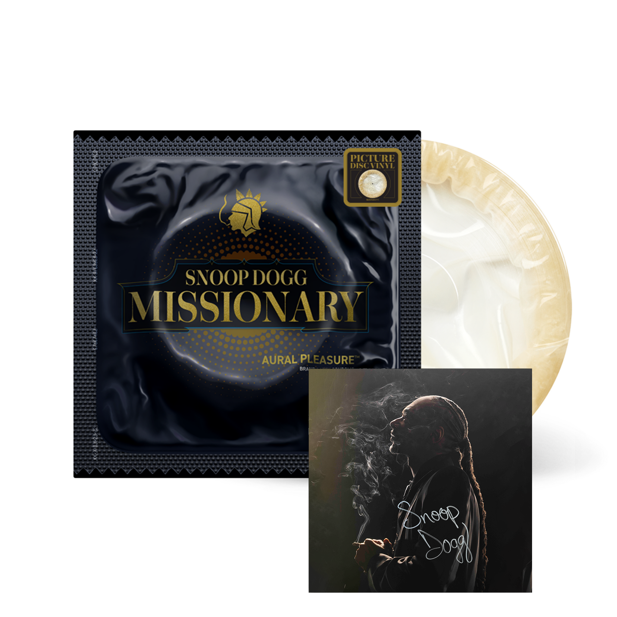 Snoop & Dre - Missionary - Vinyle picture disc blanc standard + Carte dédicacée