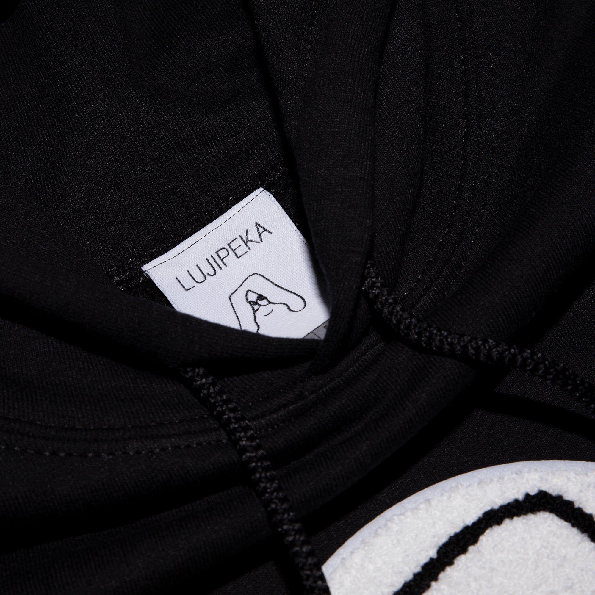 Lujipeka - Hoodie Noir