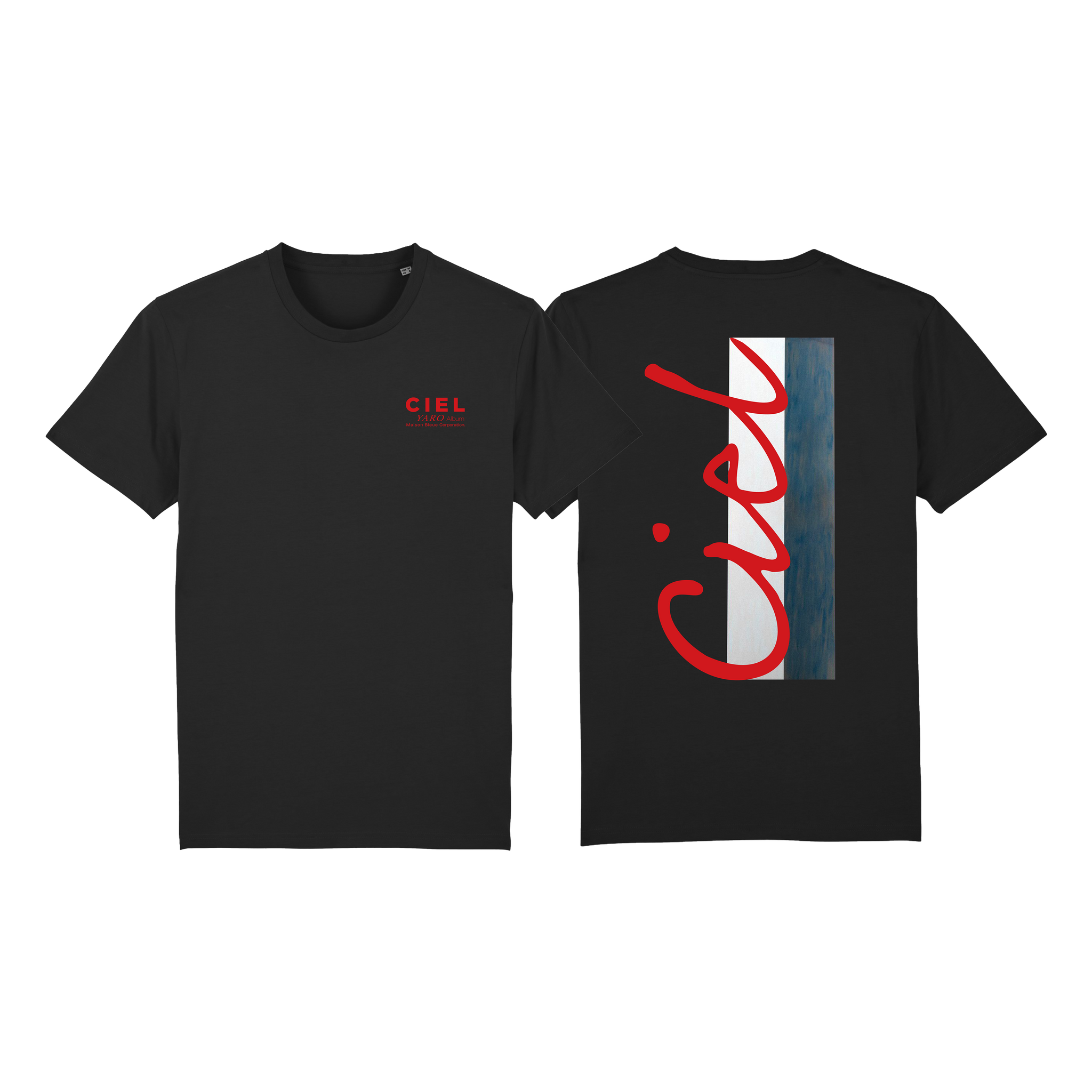 Yaro - Ciel - Tee-Shirt Noir