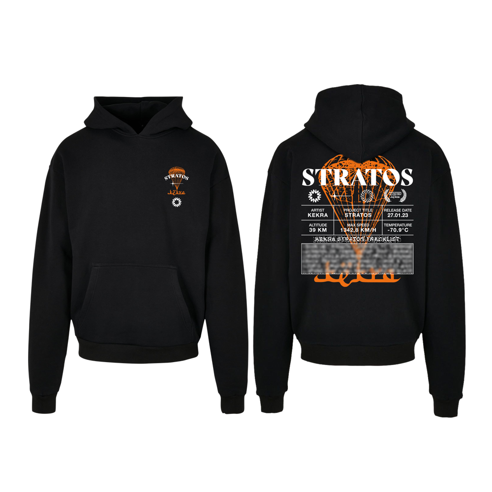Kekra - Hoodie noir Stratos
