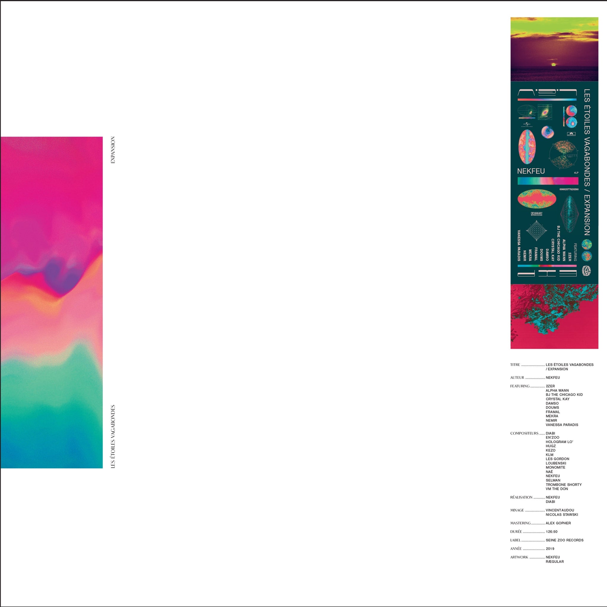 Nekfeu - Les Étoiles Vagabondes : Expansion - Quadruple Vinyle
