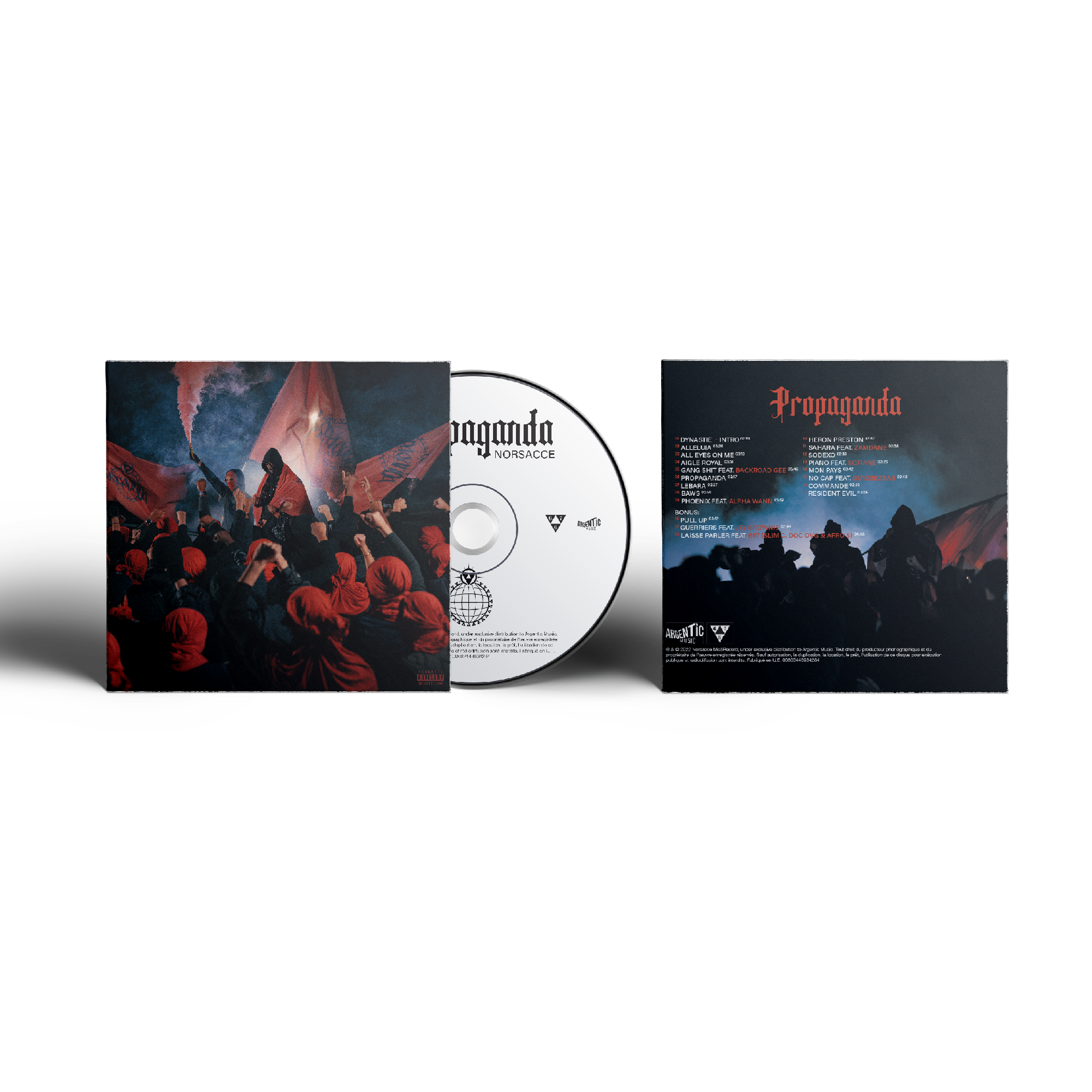 Norsacce Berlusconi - Pack Propaganda - CD + T-Shirt manches longues