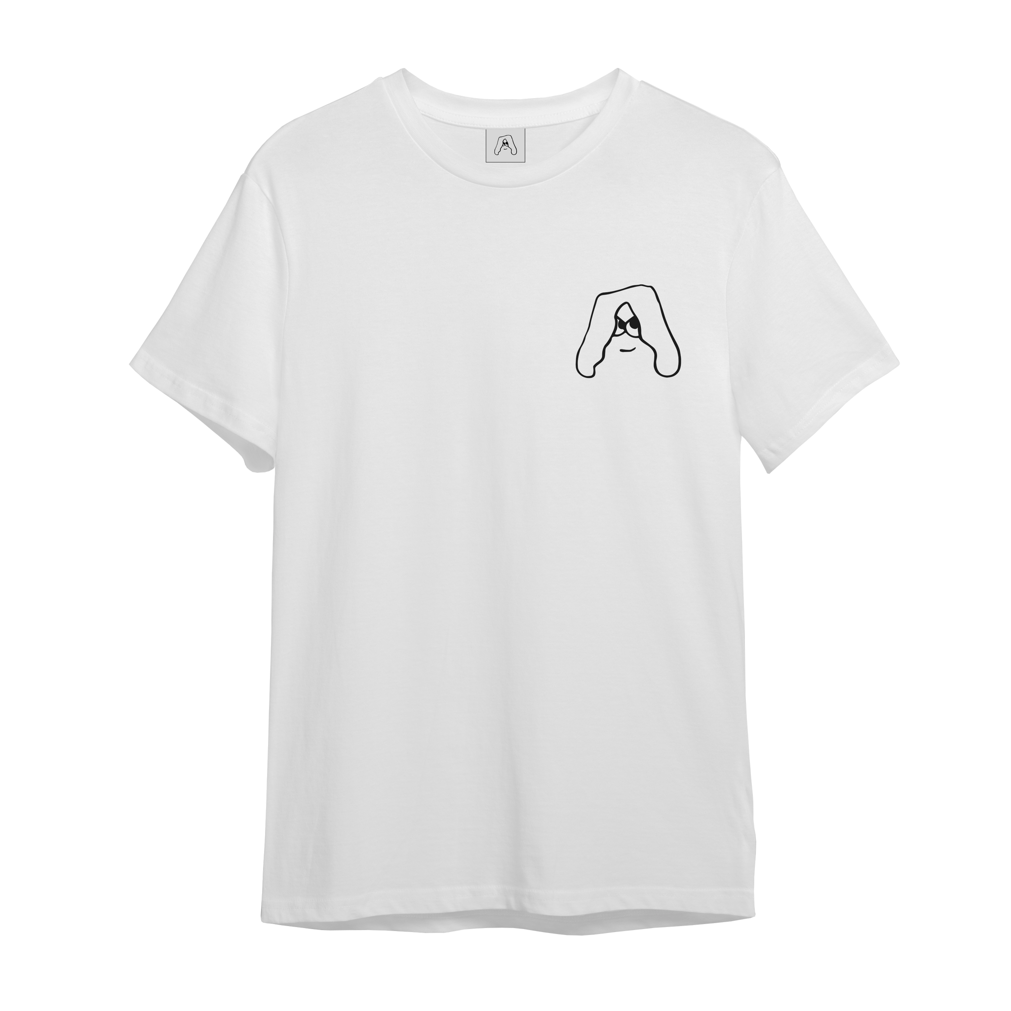 Lujipeka - T-Shirt Logo Blanc
