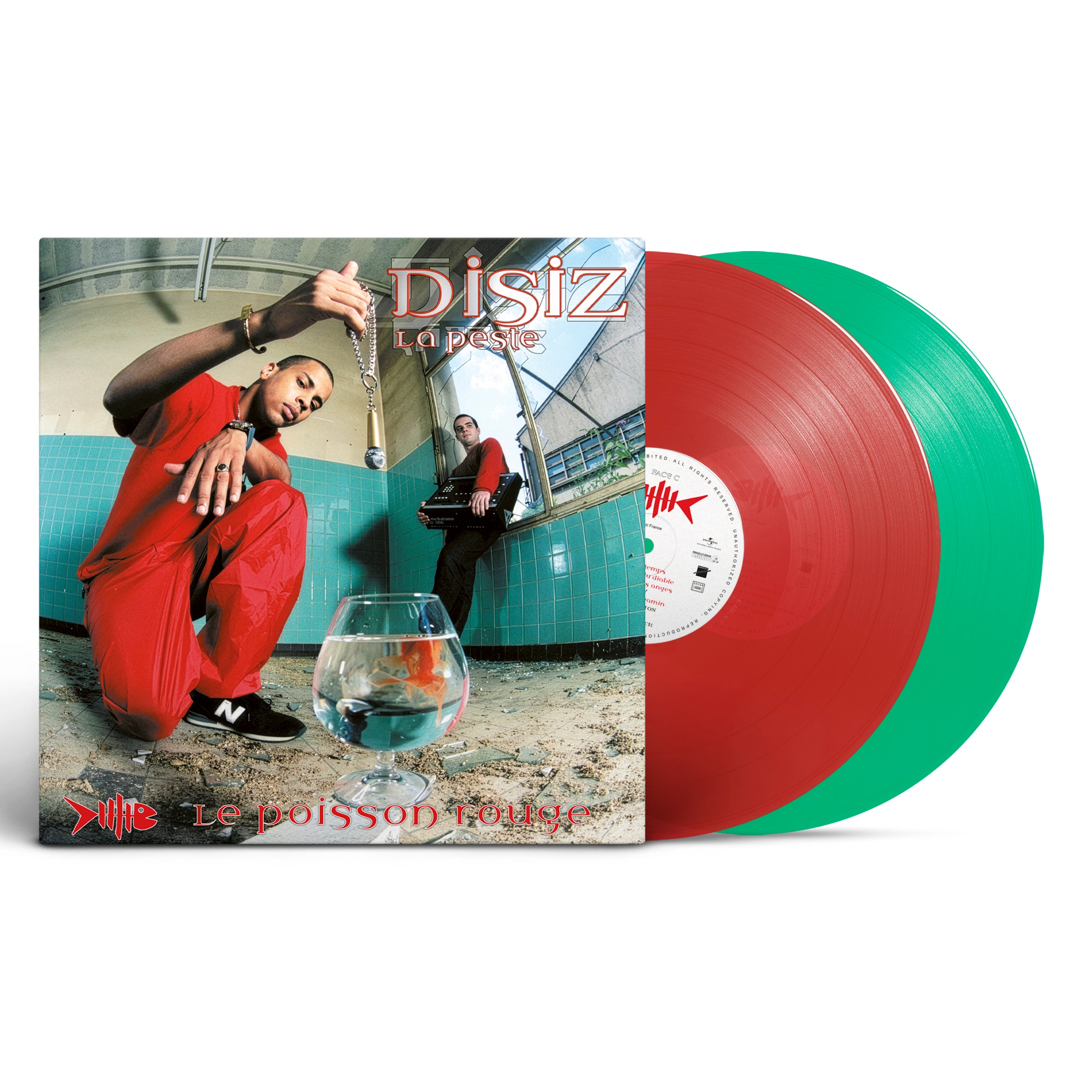 Disiz - Le Poisson Rouge - Double Vinyle Rouge & Vert