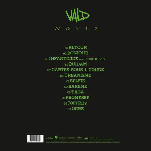 VALD - NQNT 2 - Double Vinyle