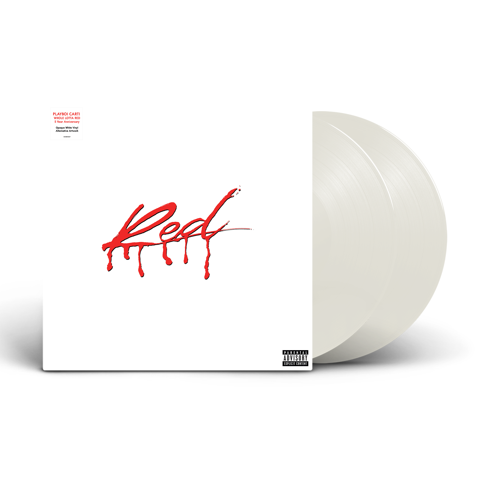 Playboi Carti - Whole Lotta Red (5 Year Anniversary Edition) - Double Vinyle Blanc Opaque