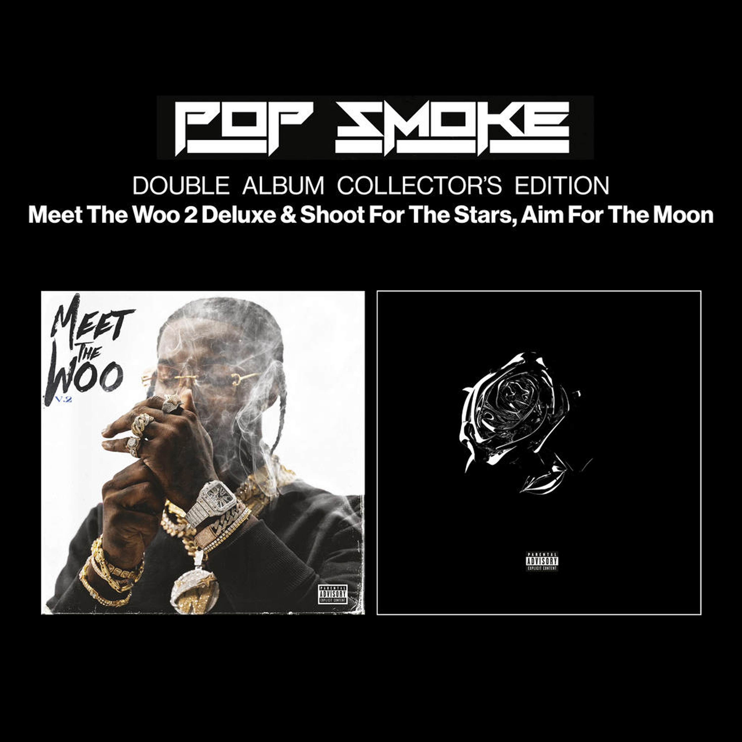 Pop Smoke - Shoot For The Stars Aim For The Moon / Meet The Woo 2 Deluxe - Double CD