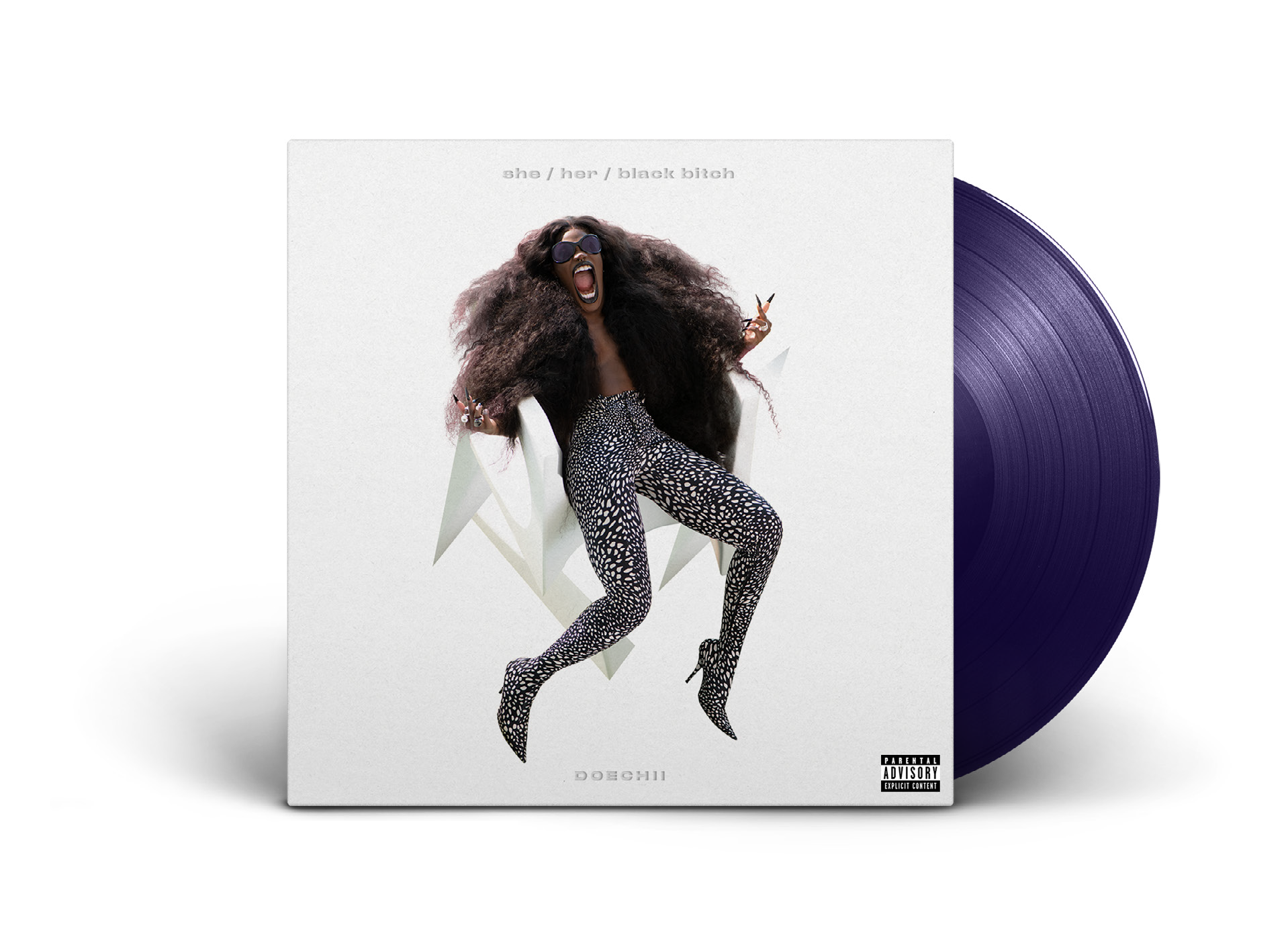 Doechii - SHE / HER / BLACKBITCH Midnight Indigo 12" - Vinyle 45T