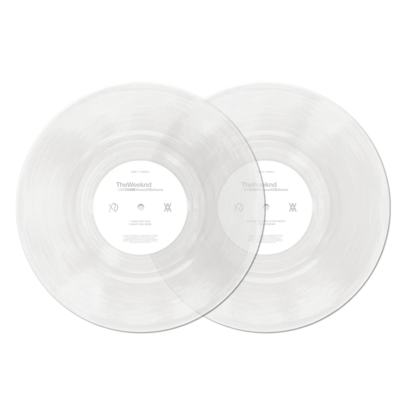 The Weeknd x Daniel Arsham - House Of Baloons - Double vinyle transparent édition limitée