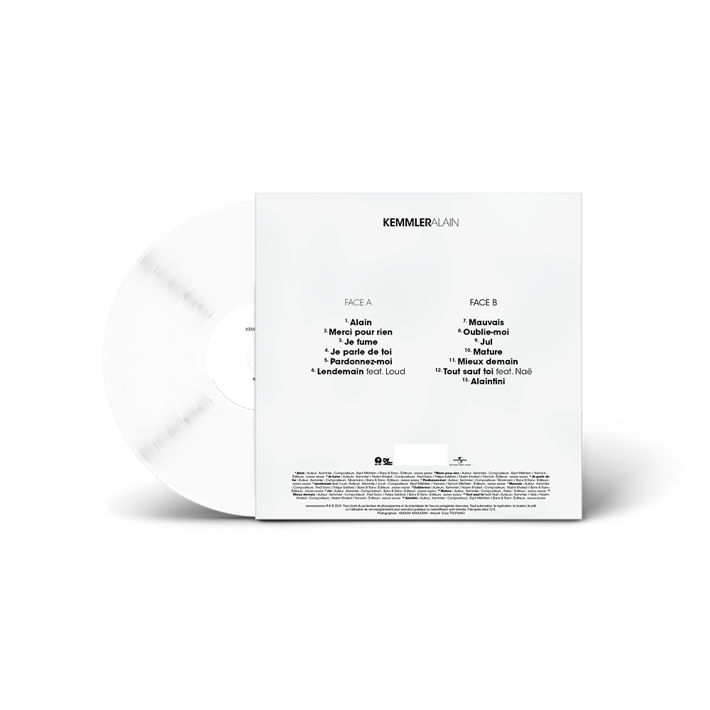 Kemmler - Alain - Vinyle Exclusif (Edition Limitée)