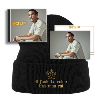 Souf - Pack CD "Souf" + Bonnet Femme Reine + Carte dédicacée