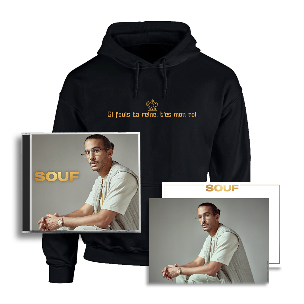 Souf - Pack CD "Souf" + Hoodie Femme Reine + Carte dédicacée