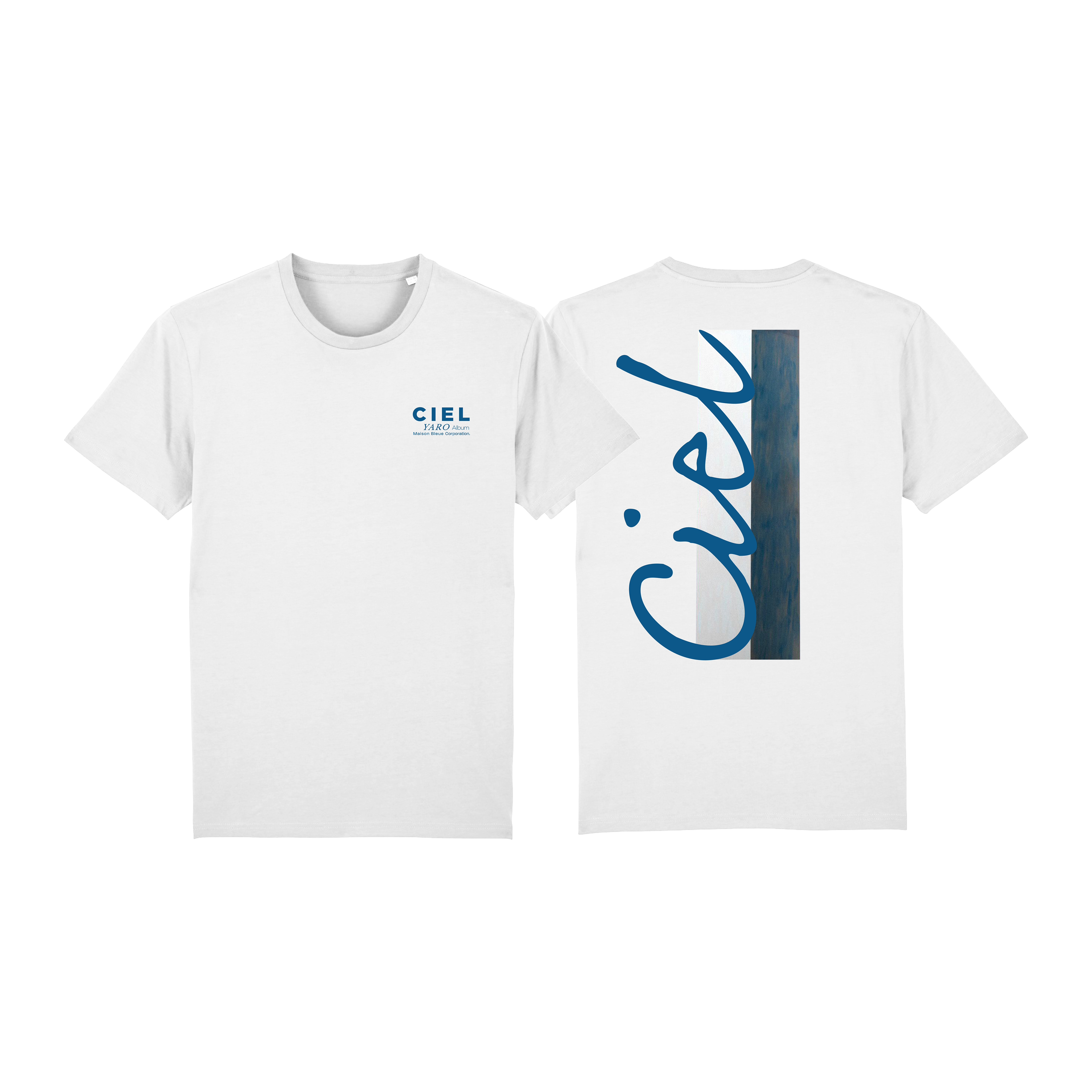 Yaro - Ciel - Tee-Shirt Blanc