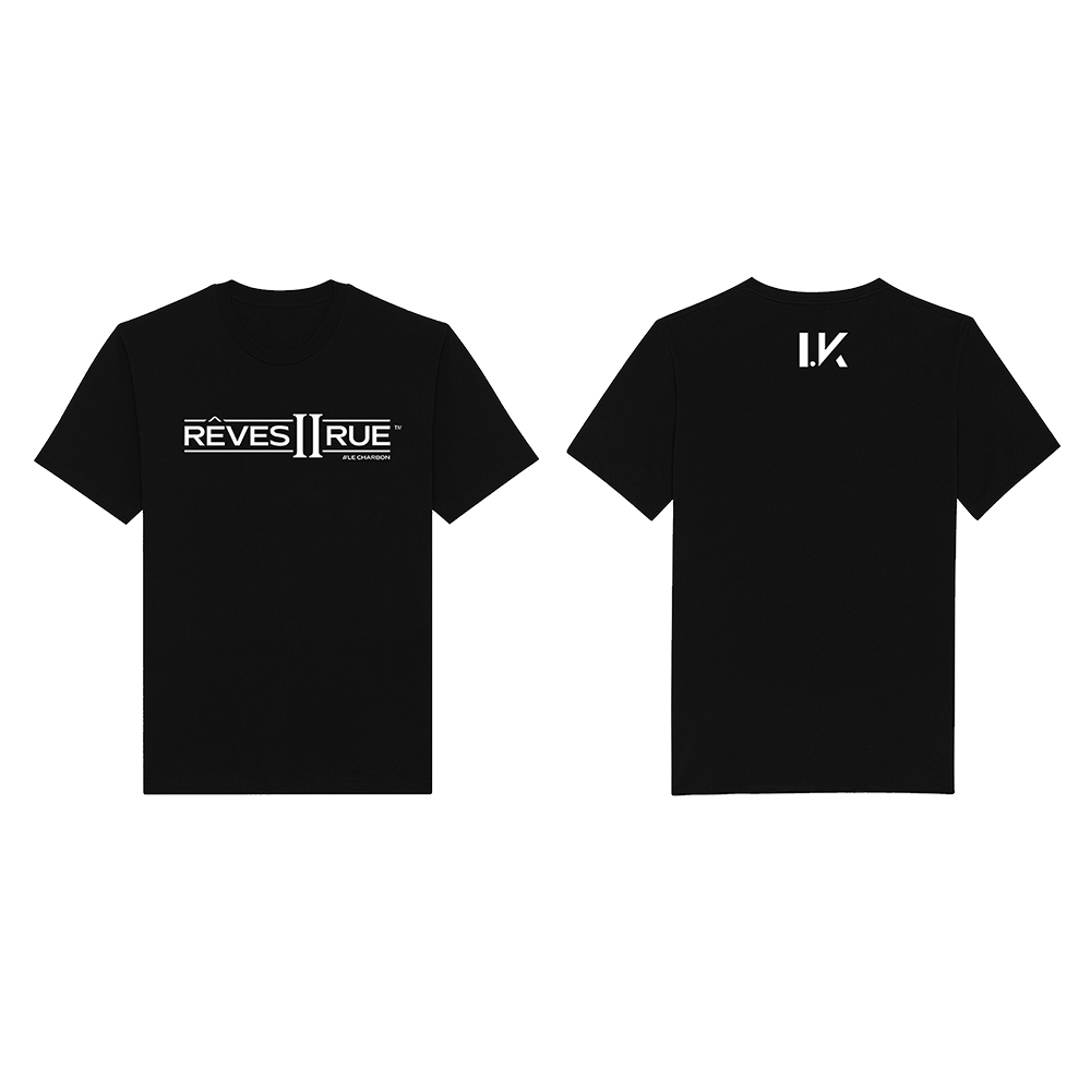 IK - T-shirt noir Rêves II rue