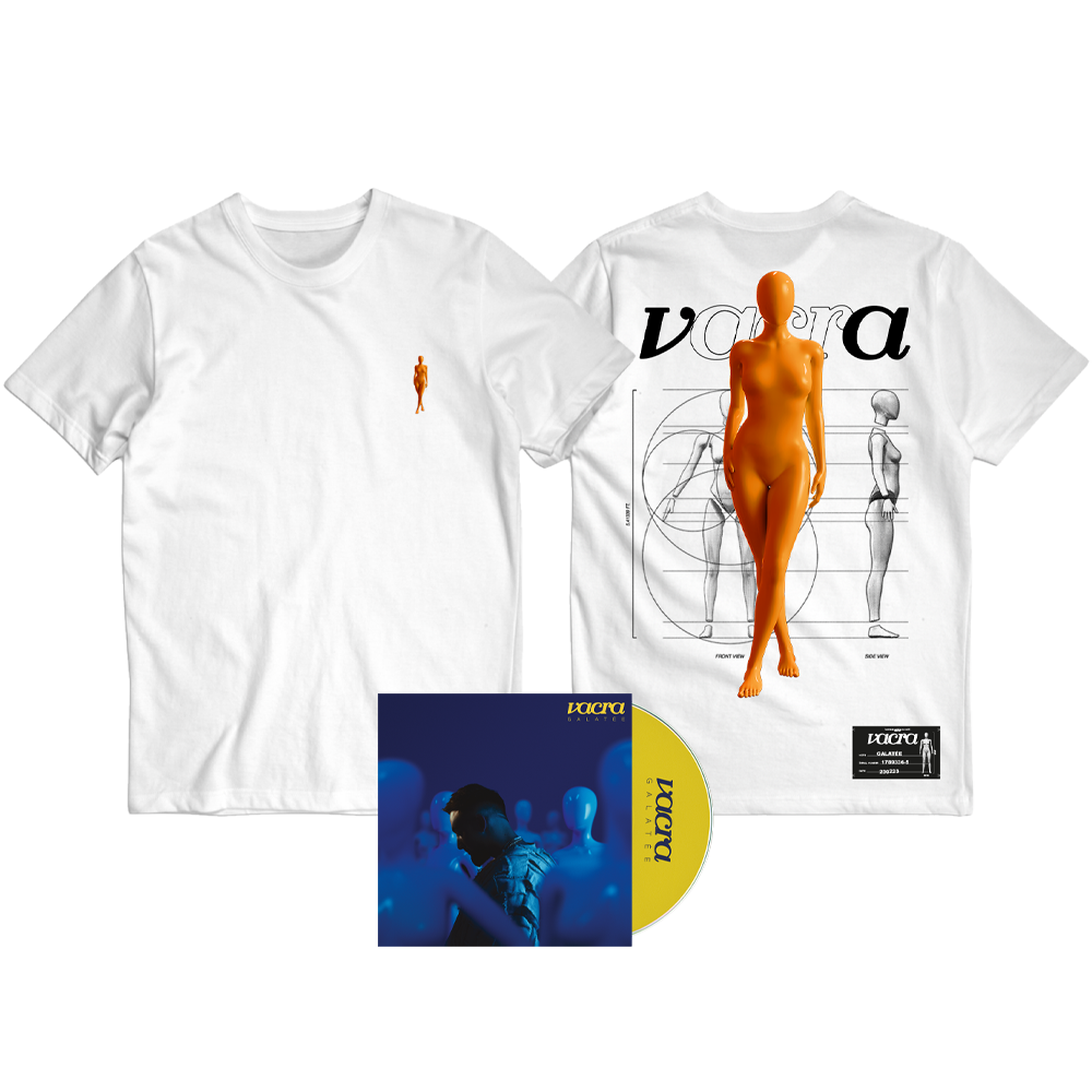 Vacra - Pack Galatée (CD) + Tee-shirt Blanc