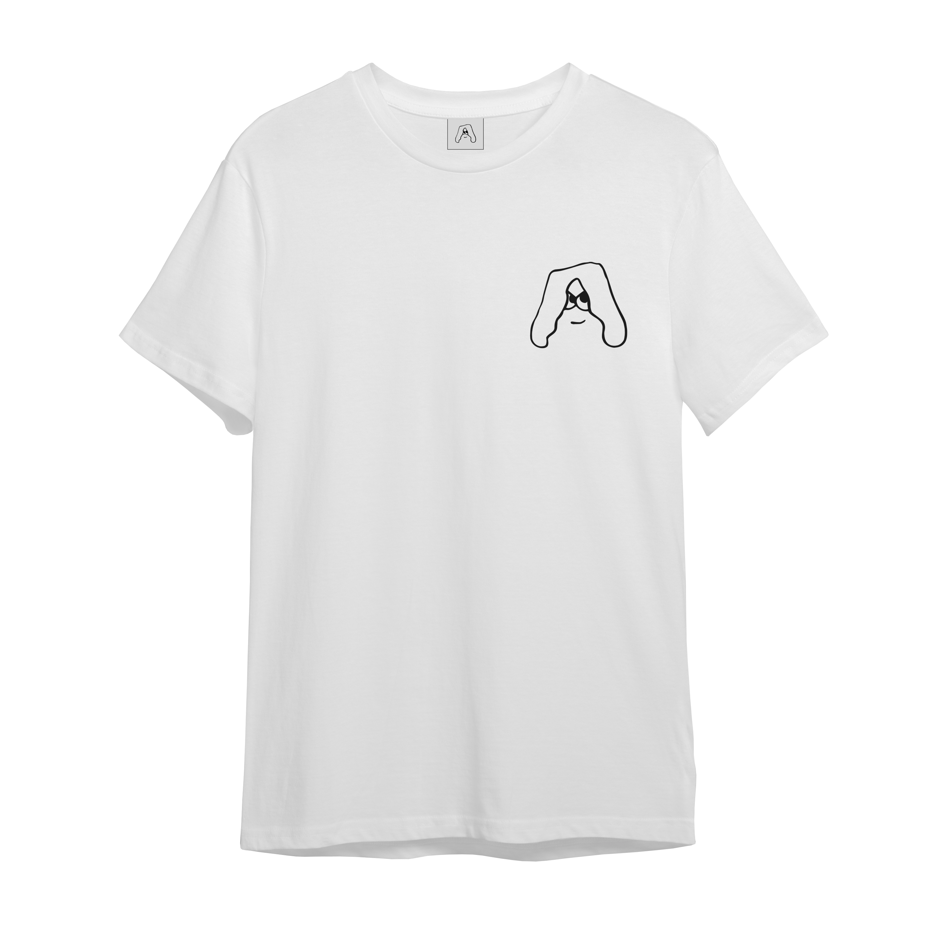 Lujipeka - T-Shirt Logo Blanc