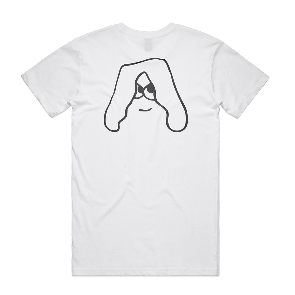 Lujipeka - T-Shirt Logo Blanc